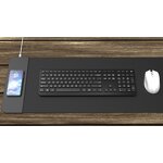 Wireless Charging Mouse Pad Factory - Hot Selling Soft Black Custom