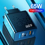 GaN Charger Factory - Hot Sell PD65W Fast Charger QC3.0 Adapter