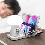 Mushroom Lamp Charging Station Manufacturer - Trending Multi QC3.0 Fast