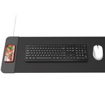 Wireless Charging Mouse Pad Factory - Hot Selling Soft Black Custom