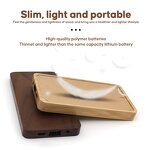 Eco Friendly Power Bank Manufacturer - Wood Bamboo Custom logo Slim