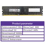 Memory RAM Manufacturer - 2024 Best Selling DDR3 4GB 8GB Desktop RAM