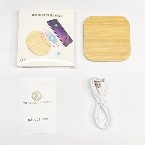 Wireless Fast Charger Manufacturer - Wholesale Price Custom Logo Bamboo