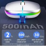 Gaming Mouse Manufacturer - OEM Mute Rechargeable RGB USB Mini Waterproof Wireless