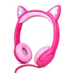 Kids Headphones Manufacturer - OEM Linx Cute 85 DB Volume LED Glowing 3.5mm