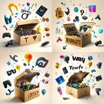 Mystery Box Manufacturer - OEM Electronics Mystery Box with Smart Watch Earplug