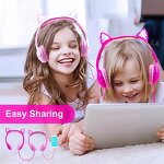 Kids Headphones Manufacturer - OEM Linx Cute 85 DB Volume LED Glowing 3.5mm