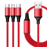 USB Charging Cable Manufacturer - OEM Durable 3-in-1 Fast Universal Nylon Jacket Braid
