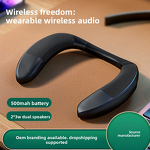 Neck Speaker Manufacturer - OEM Neck-mounted Wireless 5.4 Open-air Portable Subwoofer