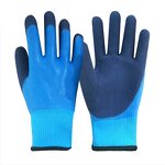 Safety Work Gloves Factory - Winter Polyester Lining Waterproof Latex