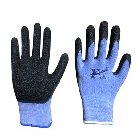 Safety Working Gloves Factory - Crinkle Latex Palm Coating Knitted