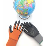 Nitrile Glove Manufacturer - Guantes 13 Gauge Polyester Nitrile Glove
