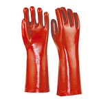 Work Gloves Manufacturer - Painted Polyester Latex Coated Garden Glove