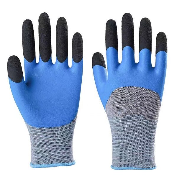Safety Work Gloves Manufacturer - 10 Gauge Knitted PVC Dots Safety Gloves