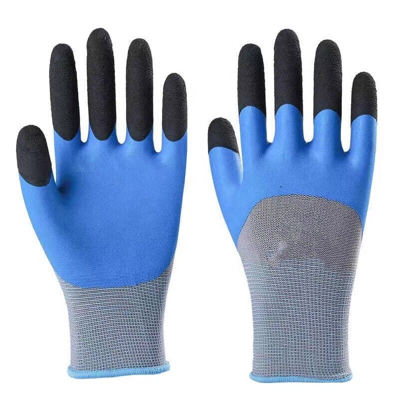 Safety Work Gloves Manufacturer - 10 Gauge Knitted PVC Dots Safety Gloves