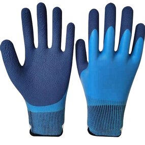 Waterproof Work Gloves Factory - Fully Coated Double Dip Latex Grip