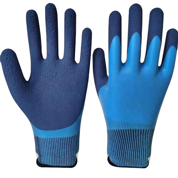Waterproof Work Gloves Factory - Fully Coated Double Dip Latex Grip