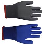 PVC Coated Gloves Factory - 13g Orange Polyester Fully PVC Coated