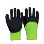 Acrylic Gloves Manufacturer - 7G Acrylic Napping Liner Latex Coated