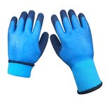Safety Work Gloves Factory - Winter Polyester Lining Waterproof Latex