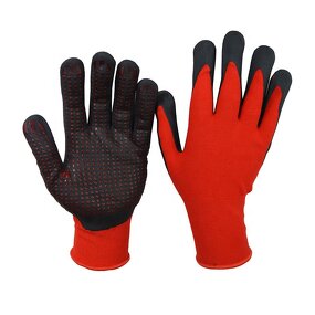 Construction Safety Gloves Factory - GUANTES Crinkle Latex Coated Hot Sale