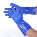 Work Gloves Manufacturer - Painted Polyester Latex Coated Garden Glove
