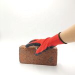 Safety Work Gloves Factory - 13G Polyester Knitted Latex Coated Crinkle