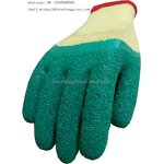 Construction Safety Gloves Manufacturer - High Quality Green Latex Coated