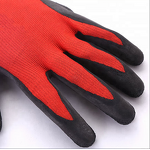 Work Rubber Gloves Manufacturer - Wholesale 13g Polyester Liner Latex