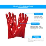 Work Gloves Manufacturer - Painted Polyester Latex Coated Garden Glove