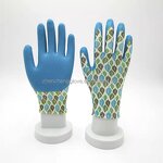 Safety Work Gloves Manufacturer - Factory Price 300# Green Latex Hot