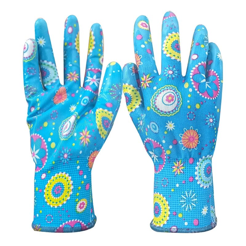 Garden Gloves Factory - Guantes Gloves Factory 13 Gauge Nylon Nitrile