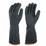 Work Gloves Manufacturer - Painted Polyester Latex Coated Garden Glove