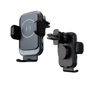 Car Phone Holder Manufacturer - OEM Hot Sales 15W Output PD Auto Clamping Magnetic Wireless