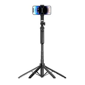 Selfie Stick Manufacturer - OEM A17 Telescopic Wireless Rechargeable LED Light 360 Tripod