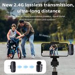 Wireless Lavalier Microphone Manufacturer - OEM K21 with LED Battery Indicator for iPhone