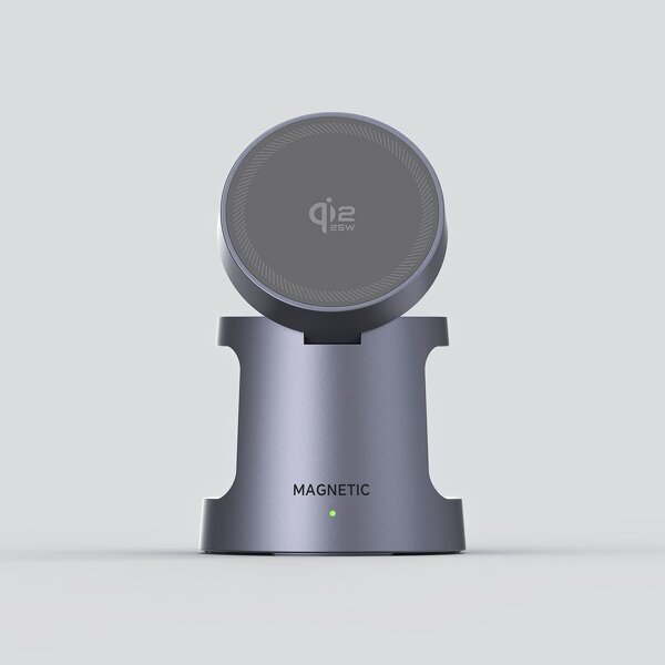 Wireless Charger Manufacturer - OEM 25W QC2.0 Fast Magnetic Foldable 3-in-1 with Night Light