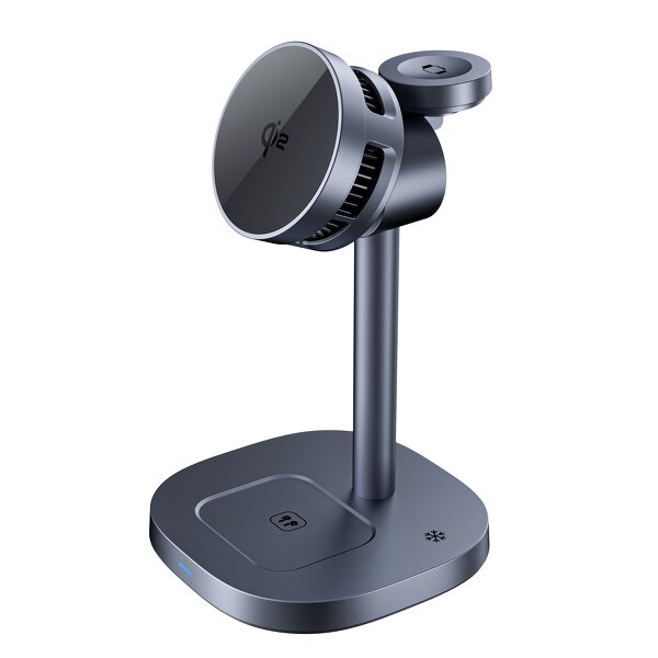 Wireless Charger Manufacturer - OEM W98 3-in-1 15W Fast 2025 Creative Aluminum Alloy TEC