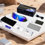 Smart Sunglasses Manufacturer - OEM QY-Pro3 BT Music HD Phone Call Touch Control UV Protection