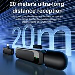 Wireless Microphone Manufacturer - OEM Professional Dual 2.4G Noise Reduction for Vlogging