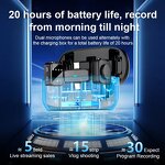 Wireless Condenser Microphone Manufacturer - OEM Long Battery 20ms Low Latency Noise Cancellation