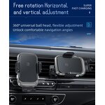 Car Phone Holder Manufacturer - OEM Hot Sales 15W Output PD Auto Clamping Magnetic Wireless