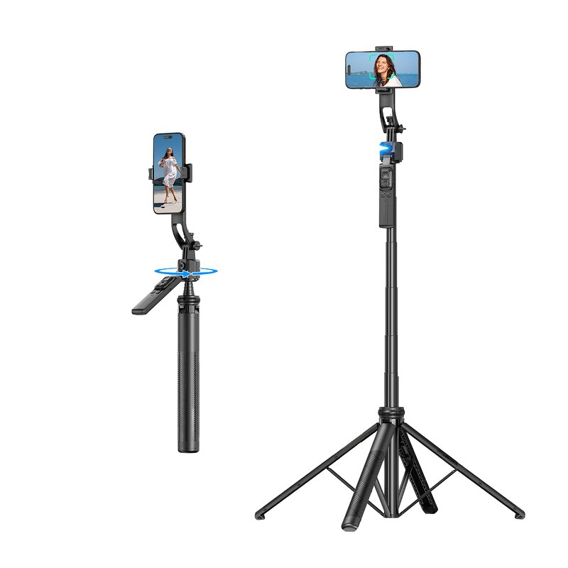 Selfie Stick Manufacturer - OEM 360-Degree Rotating Expandable L16 Wireless Remote Foldable
