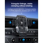 Car Phone Holder Manufacturer - Wholesale 15W Electric Qc3.0 Charging Mount Magnetic Wireless