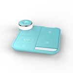 Wireless Charger Manufacturer - OEM 15W Fast Charging ABS Foldable 4-in-1 with Integrated Lamp