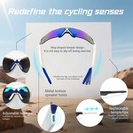 Smart Sports Glasses Manufacturer - OEM Unisex Polarized with Bluetooth Open Headphones UV