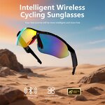 Smart Sunglasses Manufacturer - OEM QY-Pro3 BT Music HD Phone Call Touch Control UV Protection