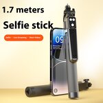 Selfie Stick Manufacturer - OEM 170cm Telescopic Stainless Steel with Light Bluetooth Foldable