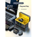 Wireless Lavalier Microphone Manufacturer - OEM White Noise Cancelling Light-Weight Omni-directional