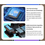 Wireless Lavalier Microphone Manufacturer - OEM K80 2.4G CD Omni-directional TYPE-C Magnetic